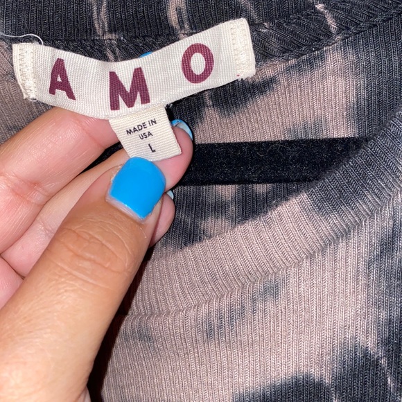 AMO Ribbed tie dye Eclipse dress sz Large - Picture 4 of 5